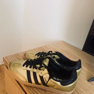Adidas Black and Yellow Sneakers